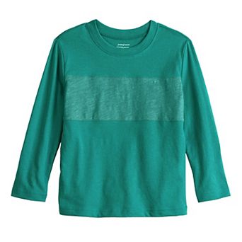 Baby & Toddler Boys Jumping Beans® Long Sleeve Essential Blocked Tee