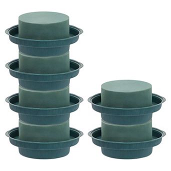 Round Florist Foam With Bowls Flower Arrangements 4.7" x 2" 6 pc