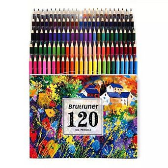 Oil Based Classic Color Pencils Drawing Set 120 pc