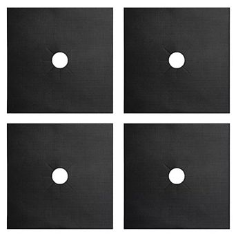 Reusable Gas Range Stove Top Burner Protectors Non-Stick 4 pc