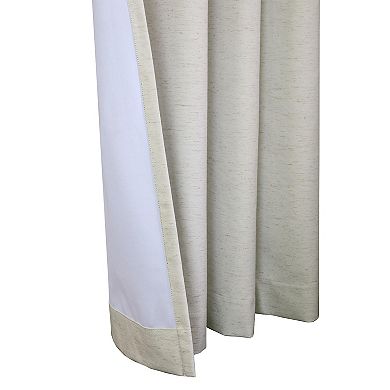 Ventura Blackout UV Protection Grommet Curtain Panel Pair for Windows