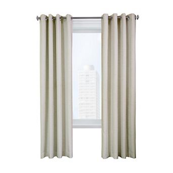 Ventura Blackout UV Protection Grommet Curtain Panel Pair for Windows