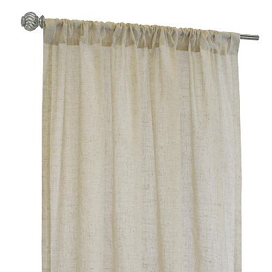 Weathervane Light Filtering Energy Efficient Rod Pocket Curtain Panel for Windows