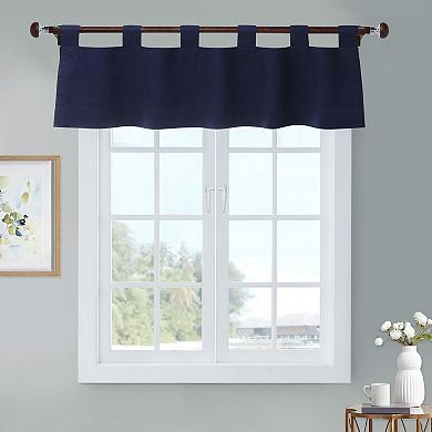 Weathermate Room Darkening Tab Top Flat Valance for Windows