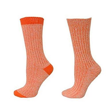 Women's Crew Socks for Hiking, Biking, Camping in Cotton