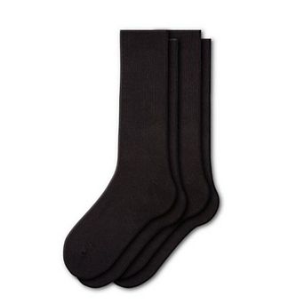 Women's Health Diabetic Extra Wide Calf Cotton Crew 2 Pair Pack Socks