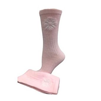 Snowflake Pattern Soft Acrylic Crew Women's Socks