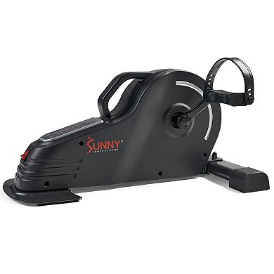 Sunny Health & Fitness Smart Low-profile Motorized Mini Exercise Bike