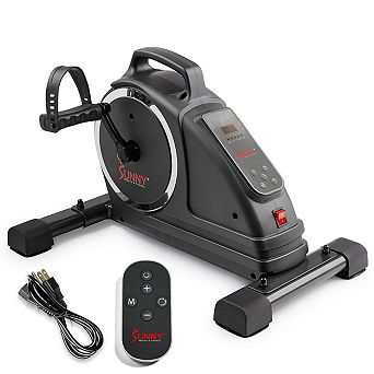 Sunny Health & Fitness Premium Smart Motorized Mini Exercise Bike