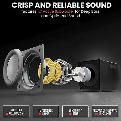 Pyle Line Array Column Speaker - Professional and