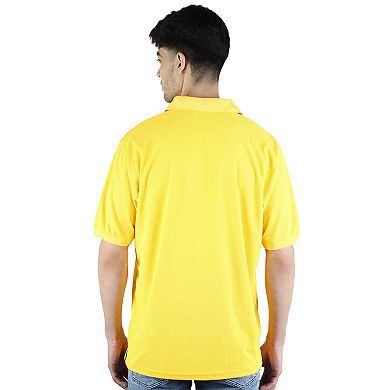 Men's Short Sleeve Solid Stretch Performance Polo Shirt