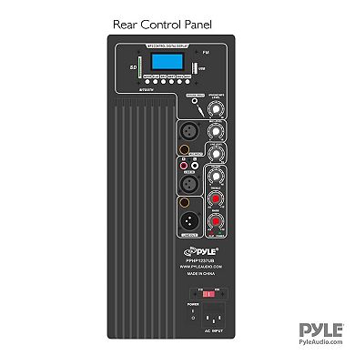 Pyle 12" 1200W Bluetooth PA Loudspeaker - USB/SD Readers, FM Radio, Remote Control, Portable Design