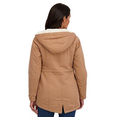 Juniors' Sebby Cozy Lined Cotton Twill Anorak