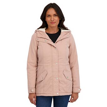 Juniors' Sebby Cozy Lined Cotton Twill Anorak