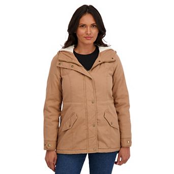 Juniors' Sebby Cozy Lined Cotton Twill Anorak