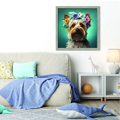 COURTSIDE MARKET Adorable-Doggy 16x16 Canvas