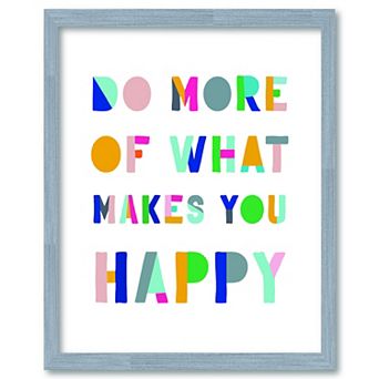 COURTSIDE MARKET What Makes You Happy 16x20 Canvas