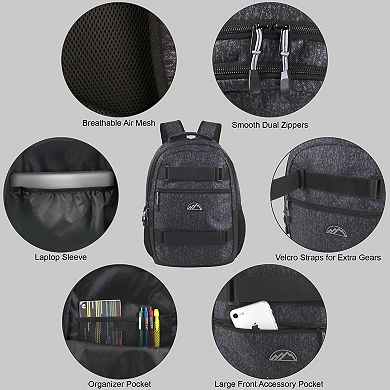 Mountain Edge Skate Strap Backpack with Laptop Sleeve