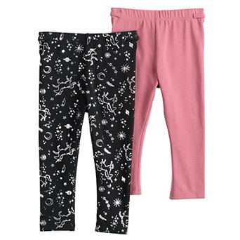 Toddler & Girls 6-12 Jumping Beans® 2-Pack Physical Adaptive Leggings