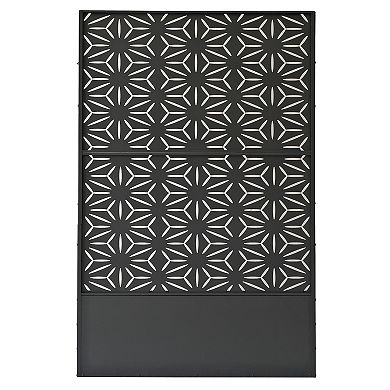 Oakland Living 6' x 4' Freestanding Metal Privacy Screen Room Divider