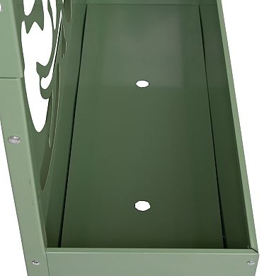 Oakland Living 6' x 4' Freestanding Metal Privacy Screen Room Divider