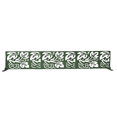 Oakland Living 6' x 4' Freestanding Metal Privacy Screen Room Divider