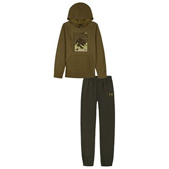 Boys 8-20 Under Armour 2 pc Grid Scape Hoodie & Joggers Set