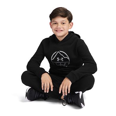 Boys 8-20 Under Armour 2-pc. Mountain Logo Hoodie & Joggers Set