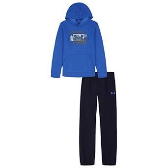 Boys 8-20 Under Armour 2 pc Base Layer Hoodie & Pants Set