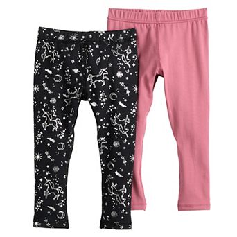 Toddler & Girls 6-12 Jumping Beans® 2-Pack Sensory Adaptive Leggings
