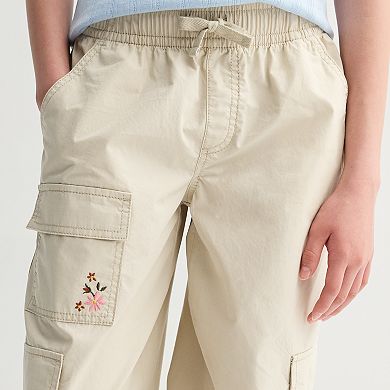 Girls 6-18 SO® Pull On Baggy Cargo Joggers with Regular & Plus Size
