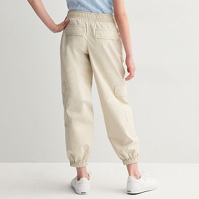 Girls 6-18 SO® Pull On Baggy Cargo Joggers with Regular & Plus Size