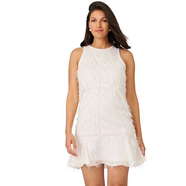 marion mini dress black Modal Layered A-Line Mini Dress in Black - XXS