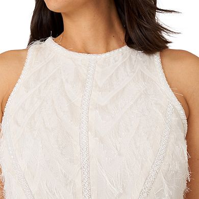 Women's J. Mendel Fringe & Beaded Mini Dress