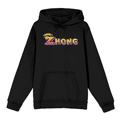 Men's Zhong Black with Red Bear Hoodie