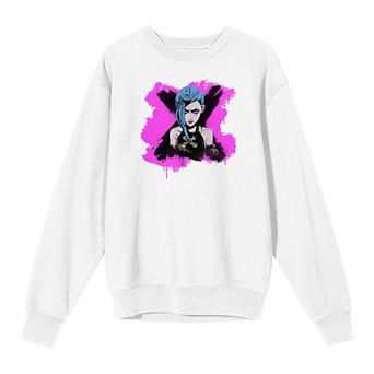 Men's Arcane League Of Legend Jinx Long Sleeve Tee