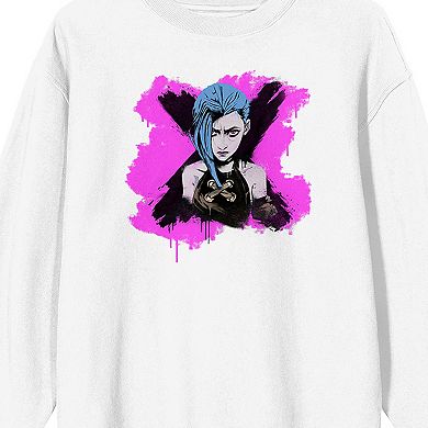 Men's Arcane League Of Legend Jinx Long Sleeve Tee