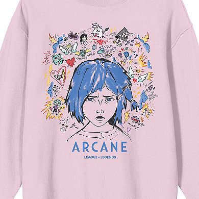 Men's Arcane Powder Doodle Art Long Sleeve Tee