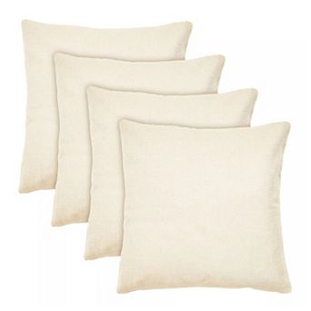 Throw Pillow Cushion Covers 17" x 17" Set of 4