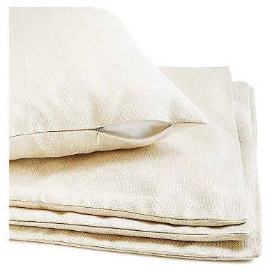 Throw Pillow Cushion Covers 17" x 17" Set of 4