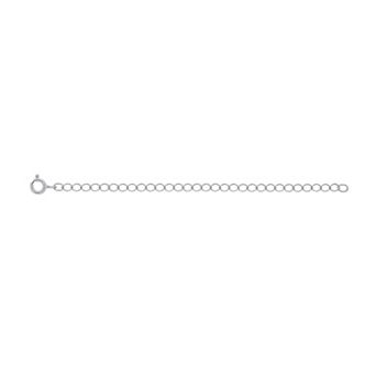 Jewelry Essentials Sterling Silver 4 in Cable Chain Extender