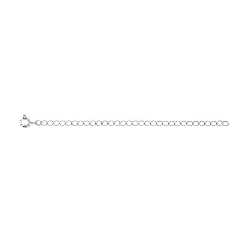 Jewelry Essentials Sterling Silver 4-in. Cable Chain Extender, Women's, Size: 4"