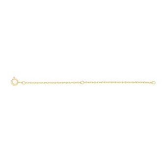 Jewelry Essentials Sterling Silver 2+2 in Rope Chain Extender