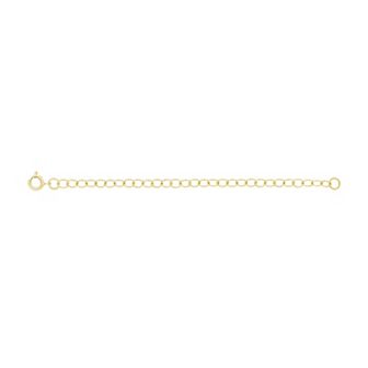 Jewelry Essentials 14k Gold 3 in Cable Chain Extender