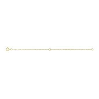Jewelry Essentials 10k Gold 2+2 in Rope Chain Extender