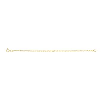 Jewelry Essentials 10k Gold 2+2 in Rope Chain Extender