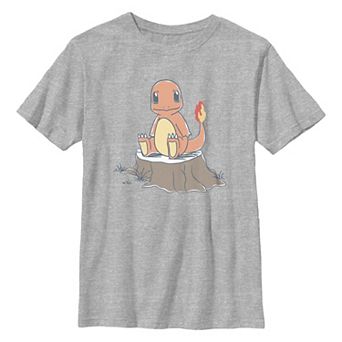 Boys 8-20 Pokemon Resting Charmander Graphic Tee