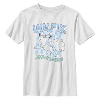 Boys 8-20 Pokemon Vulpix Alola Region Graphic Tee