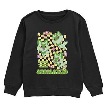 Boys 8-20 Pokemon Sprigatito Grass Type Pokemon Graphic Fleece