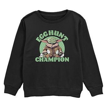 Boys 8-20 The Mandalorian The Child Egg Hunt Champion Graphic Fleece